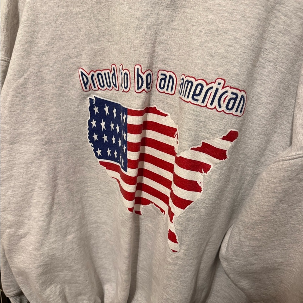 Vintage Y2K Proud to be an American Sweatshirt